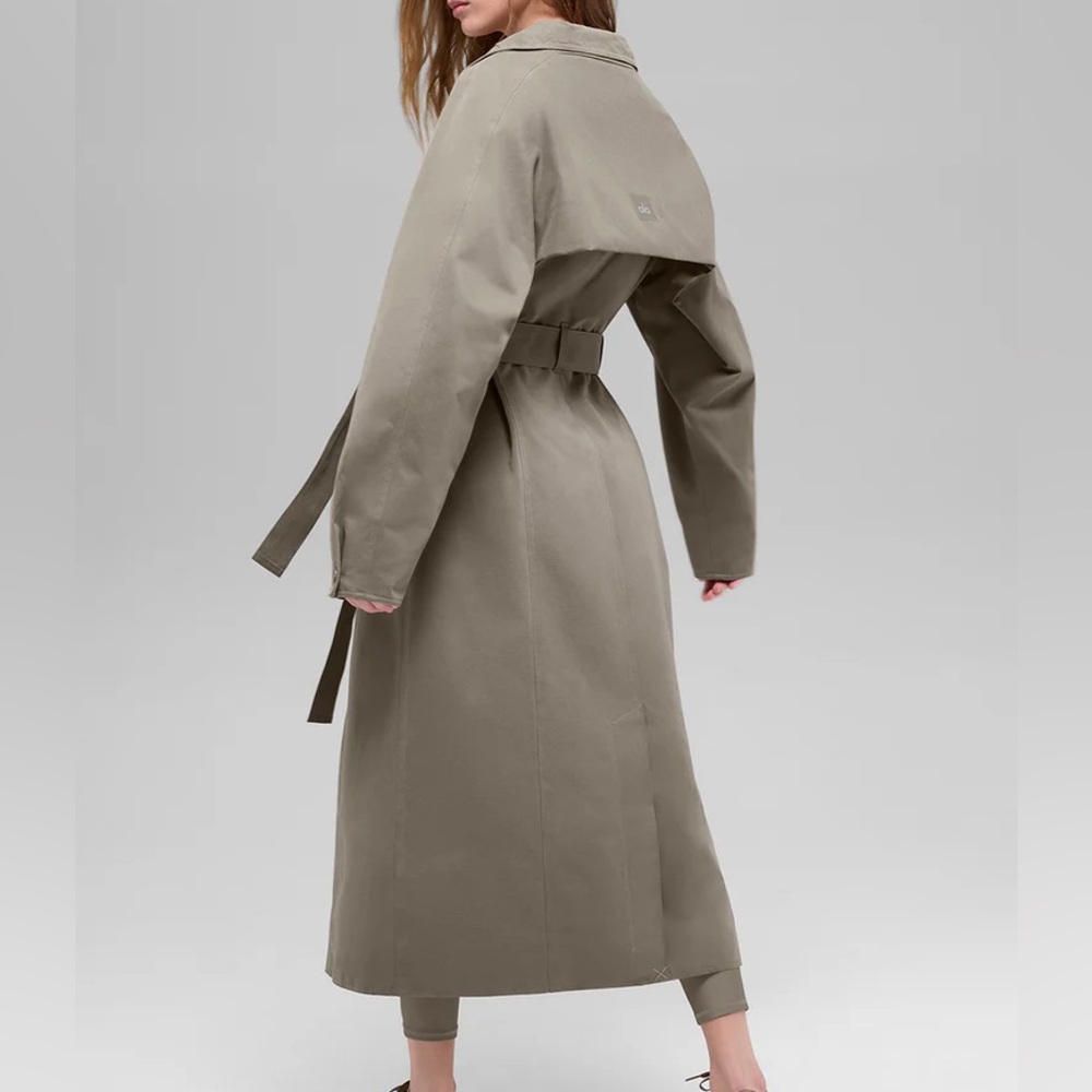 ALO NWT Journey Trench Coat XS LIMITED Light cocoa
